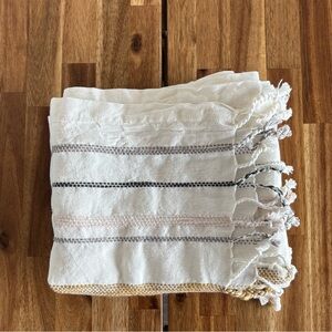 Hearth & Hand With Magnolia Table Runner‎ Linen Blend APPROX 20x90” Boho Rustic